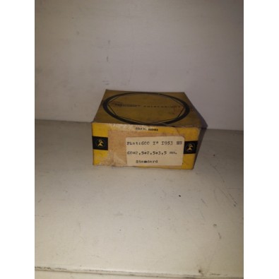 Serie fasce segmenti elastici Fiat 600 I° serie -  1953 ES - Piston Rings set - Diametro 60 - 2