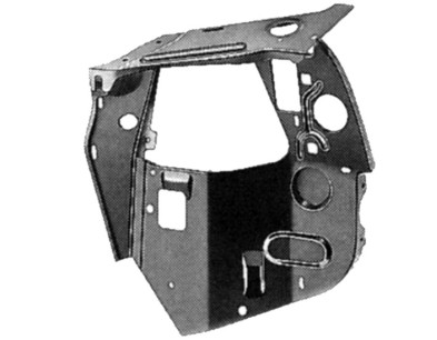 Sede faro dx Peugeot 205 - 58251044 - oe 711452 - Rhigt headlight seat Peugeot 205