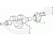 4467877 Supporto Albero motore Fiat 126 Bis - Ricambio originale fuori produzione - crankshaft support