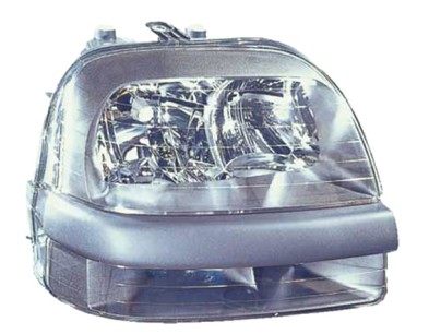Faro Fanale Proiettore dx H1 H7 elettrico Fiat Doblo' 00-05 - FT9084803 - oe 46807766 - Right headlight Doblo' 00-05
