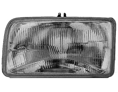 Faro Fanale Proiettore sx H4 Man Ford Fiesta 83-89 - Valeo 029480 -  oe 1652633 - Left headlight Fiesta 83-89