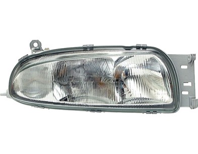 Faro Fanale Proiettore dx H4 Ford Fiesta 95-99 - Marelli 710301049004 - Right headlight Fiesta MK4 95-99