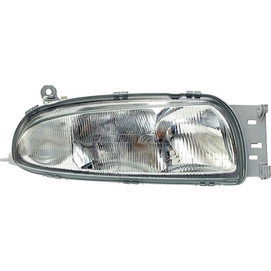 Faro Fanale Proiettore dx H4 Ford Fiesta 95-99 - Marelli 710301049004 - Right headlight Fiesta MK4 95-99
