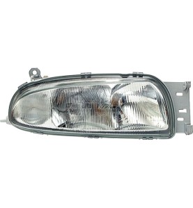 Faro Fanale Proiettore dx H4 Ford Fiesta 95-99 - Marelli 710301049004 - Right headlight Fiesta MK4 95-99