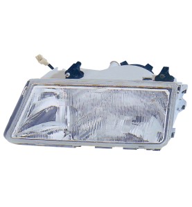 Faro fanale proiettore sx H3 H4 Lancia Dedra 89-99 - Ricambio originale 46454219  - Left headlight Lancia Dedra