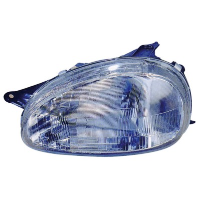 Faro Fanale Proiettore sx elett H4 Opel Corsa B 93-00 - LV335 - Prasco - Left headlight Corsa B