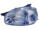 Faro Fanale Proiettore sx elett H4 Opel Corsa B 93-00 - LV335 - Prasco - Left headlight Corsa B