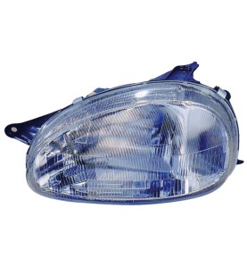 Faro Fanale Proiettore sx elett H4 Opel Corsa B 93-00 - LV335 - Prasco - Left headlight Corsa B