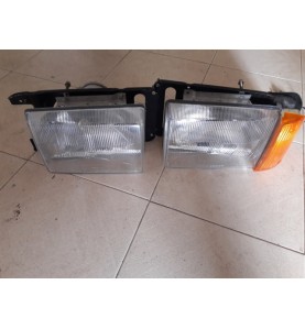 Coppia fari dx sx proiettori Innocenti Mini 3 cilindri - Right and left headlights Innocenti Mini 3 Cilindri