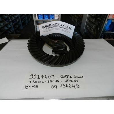 9927407 Coppia Conica FIAT IVECO 130 NC - 150.14 - 159.20 - Conical Pair FIAT IVECO 130 NC - 150.14 - 159.20 -
