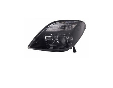 087552 Faro Fanale Proiettore sx H7 H1 corpo nero Valeo Renault Scenic 99-03 RX4 - Left headlight Black H7 H1 Scenic 99-03