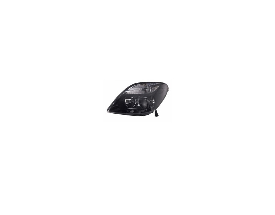 087552 Faro Fanale Proiettore sx H7 H1 corpo nero Valeo Renault Scenic 99-03 RX4 - Left headlight Black H7 H1 Scenic 99-03