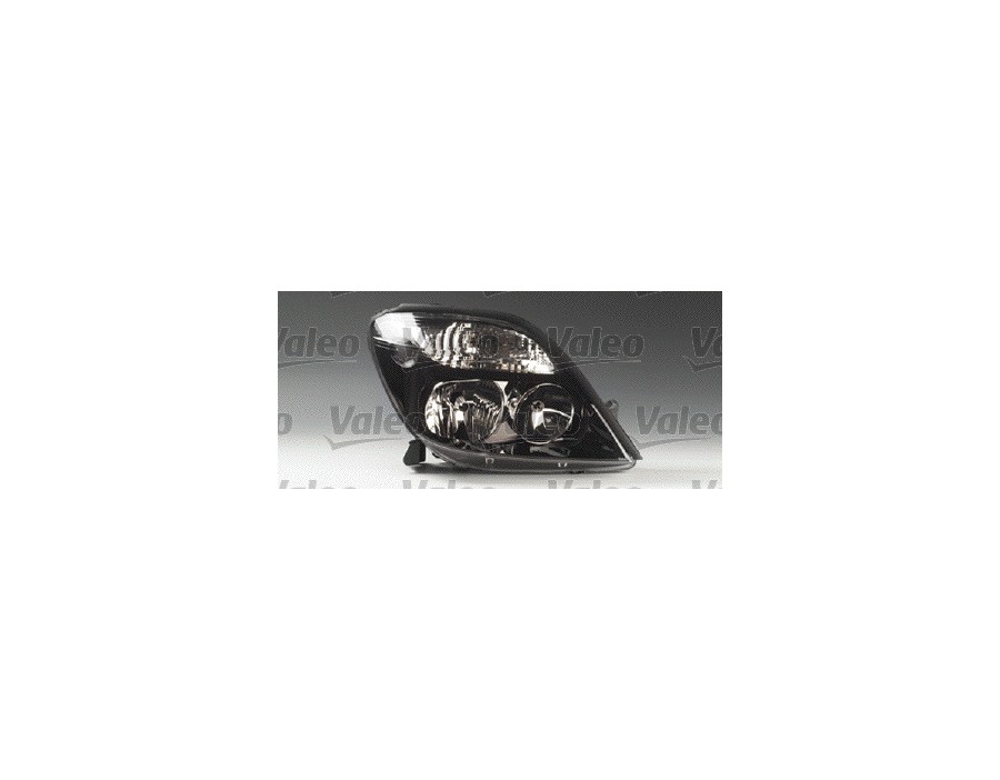 087553 Faro Fanale Proiettore dx H7 H1 corpo nero Valeo Renault Scenic 99-03 RX4 - Right headlight Black H7 H1 Scenic 99-03