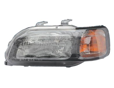 0318050313 Faro Fanale Proiettore sx Bosch H4 corpo nero Honda Civic 5 porte/SW 95-99 - Left black headlight Civic 5 doors-SW