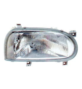 1AJ007235241 Faro Fanale Proiettore dx H4 Hella VW Golf MK3 91-97 - Right headlight H4 Golf 91-97