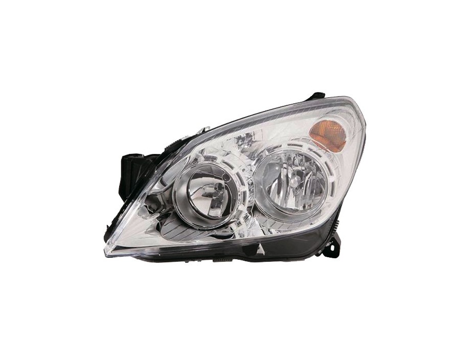 1EG270370611 Faro Fanale Proiettore sx H7 H1 Cromato Hella Opel Astra 07-09 - Left headlight Crom H7 H1 Astra 07-09