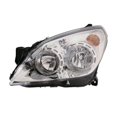 1EG270370611 Faro Fanale Proiettore sx H7 H1 Cromato Hella Opel Astra 07-09 - Left headlight Crom H7 H1 Astra 07-09