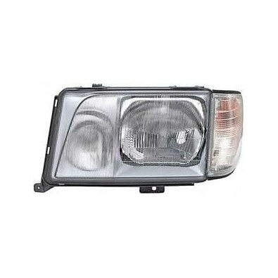 1EJ007219051 Faro Fanale Proiettore sx H4 H3 c/fen Hella Mercedes E 93 W124 - Left headlight H4 H3 Mercedes W124