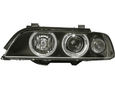 1EL008052571 Faro Fanale Proiettore sx XENON D2S+H7 Hella BMW 5 E39 95-03 - Left Xenon headlight BMW E39 95-03