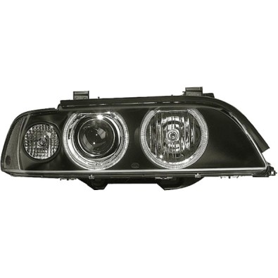 1EL008052581 Faro Fanale Proiettore dx XENON D2S+H7 Hella BMW 5 E39 95-03 - Right Xenon headlight BMW E39 95-03