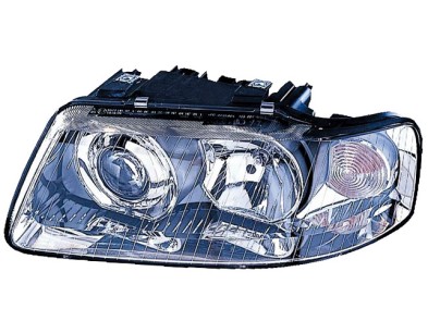 1EL008306031 Faro Fanale Proiettore sx H7 H1 Hella Audi 3 00-03 - Left headlight H7 H1 Audi 3 00-03