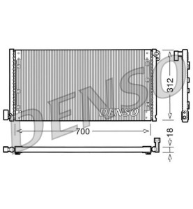 DCN12001 Condensatore AC DENSO Iveco Daily 99-06 - AC Condenser Daily 99-06  

DAILY III 2287 CC - 2798 CC