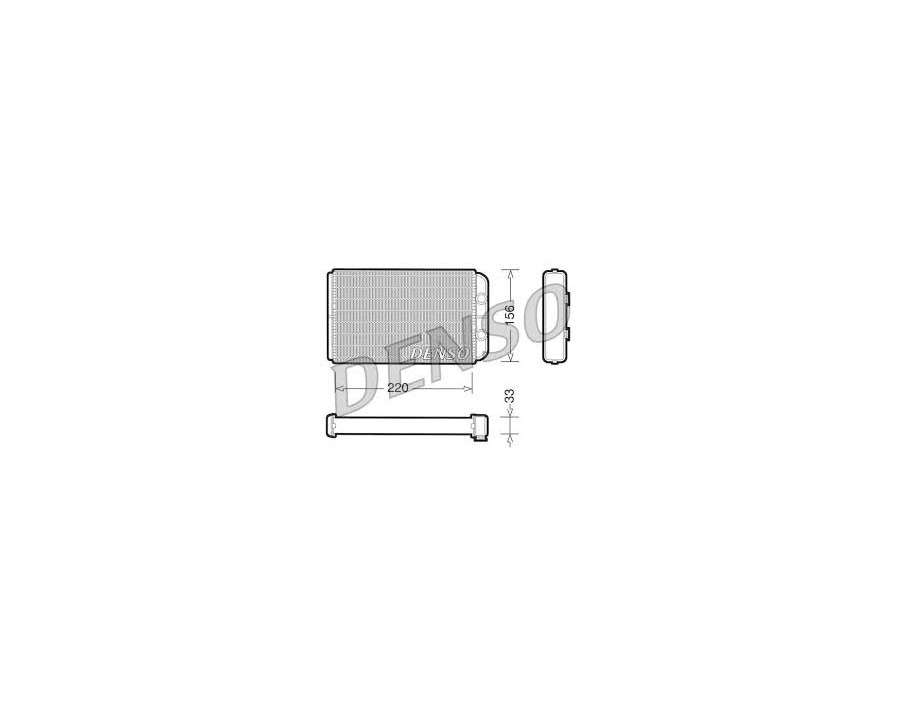 DRR09090 Radiatore Riscaldamento DENSO Fiat Bravo Stilo - heating radiator Fiat Bravo Stilo