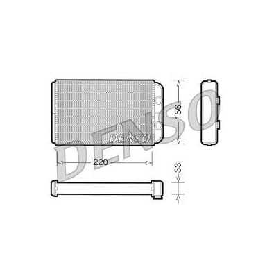 DRR09090 Radiatore Riscaldamento DENSO Fiat Bravo Stilo - heating radiator Fiat Bravo Stilo