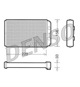 DRR09090 Radiatore Riscaldamento DENSO Fiat Bravo Stilo - heating radiator Fiat Bravo Stilo