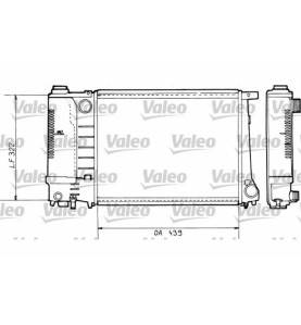 730365 Radiatore raffreddamento VALEO BMW  E30 E36 E34 89-95 - Cooling Radiator BMW E30 E36 E34



440x328x40mm
