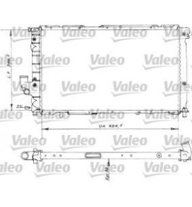 730536 Radiatore Raffreddamento VALEO Lancia THEMA Fiat CROMA 2.5 TD - Cooling Radiator THEMA CROMA 2.5 TD