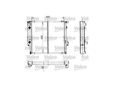 819400 Radiatore raffreddamento VALEO BMW 320-325 E30 - Cooling radiator BMW 320-325 E30 

35X440X438