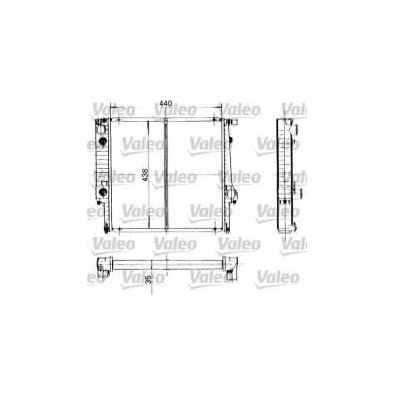 819400 Radiatore raffreddamento VALEO BMW 320-325 E30 - Cooling radiator BMW 320-325 E30 

35X440X438