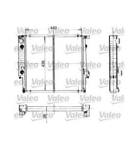 819400 Radiatore raffreddamento VALEO BMW 320-325 E30 - Cooling radiator BMW 320-325 E30 

35X440X438