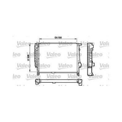 731515 Radiatore raffreddamento VALEO BMW 3 E36 325 TD - M3 3.2 - Cooling radiator BMW 3 E36