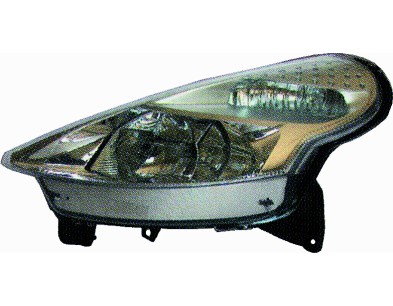0318149213 Faro Fanale Proiettore sx Bosch H7 H1 Citroen C3 Pluriel 03-10 - Left headlight Citroen Pluriel