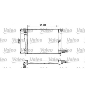 730632 Radiatore Raffreddamento Valeo Citroen AX Diesel 1.4 D - Cooling Radiator Citroen AX D