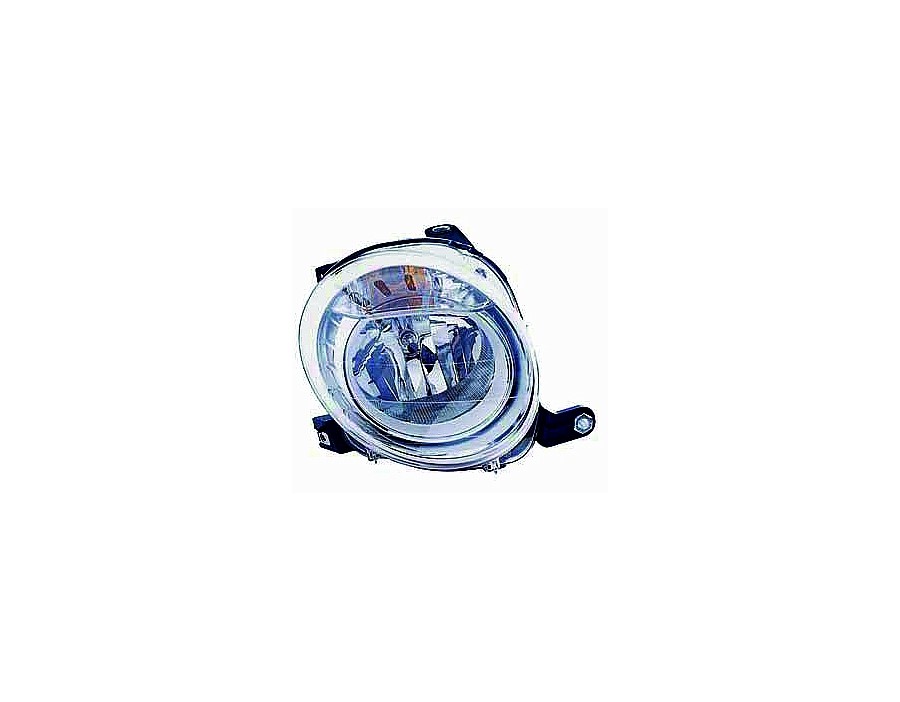 LPM301 Faro Fanale Proiettore dx H7 Fiat 500 07-15 - Right headlight H7 Fiat 500 07-15