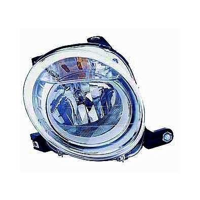 LPM301 Faro Fanale Proiettore dx H7 Fiat 500 07-15 - Right headlight H7 Fiat 500 07-15