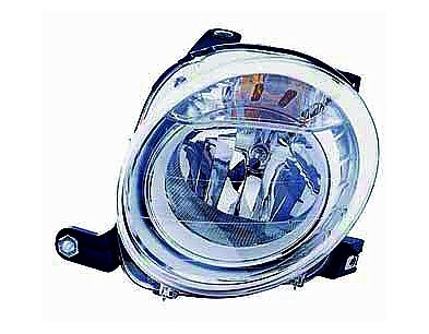 LPM302 Faro Fanale Proiettore sx H7 Fiat 500 07-15 - Left headlight H7 Fiat 500 07-15