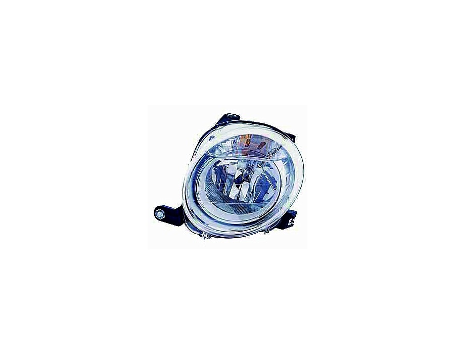 LPM302 Faro Fanale Proiettore sx H7 Fiat 500 07-15 - Left headlight H7 Fiat 500 07-15