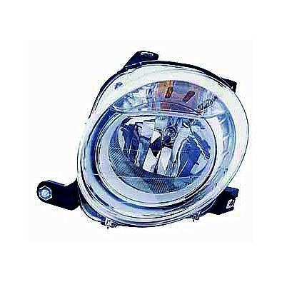 LPM302 Faro Fanale Proiettore sx H7 Fiat 500 07-15 - Left headlight H7 Fiat 500 07-15