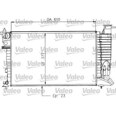 730927 Radiatore raffreddamento Valeo Peugeot 306 1.6 - 1.8 D - Citroen ZX - Cooling Radiator Peugeot 306
-