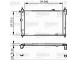 730993 Radiatore Raffreddamento Acqua Valeo Opel Astra - Cooling Radiator