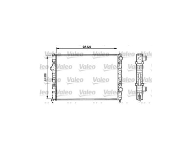 731005 Radiatore Raffreddamento Acqua Valeo VW Passat - Cooling Radiator