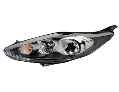 4311187LMLDEM2  Faro Fanale Proiettore sx DEPO H7 H1 corpo nero Ford Fiesta 08 - Left headlight Black Fiesta 08-12