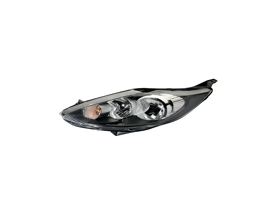 4311187LMLDEM2  Faro Fanale Proiettore sx DEPO H7 H1 corpo nero Ford Fiesta 08 - Left headlight Black Fiesta 08-12