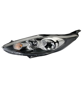 4311187LMLDEM2  Faro Fanale Proiettore sx DEPO H7 H1 corpo nero Ford Fiesta 08 - Left headlight Black Fiesta 08-12