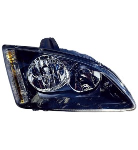 4311169RLDEM2 Faro Fanale Proiettore dx H7 H1 corpo nero DEPO Ford Focus 04-07 - Black right headlight Focus 04-07