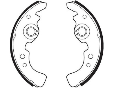 SERIE GANASCE FRENO 
CODICE 2437
MINI 3 CIL. INNOCENTI 
MARCHIO FACAM